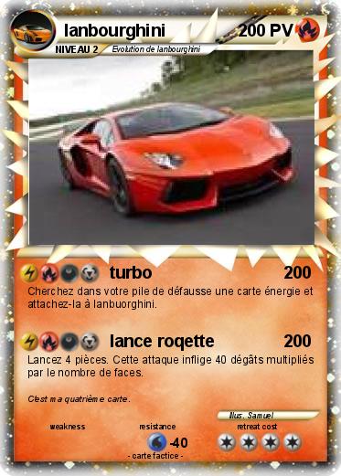 Pokemon lanbourghini