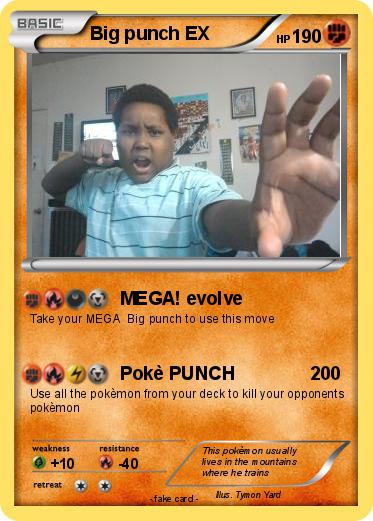 Pokemon Big punch EX