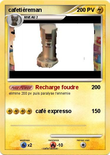 Pokemon cafetièreman