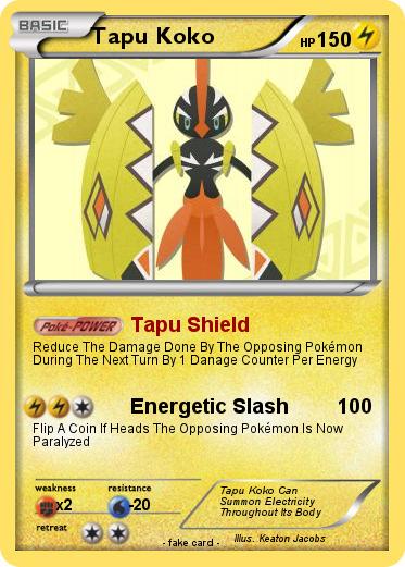 Pokemon Tapu Koko