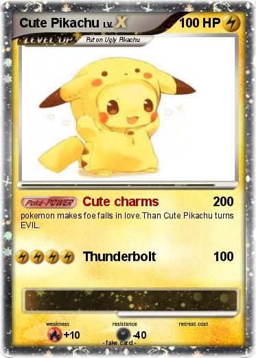 Pokemon Cute Pikachu