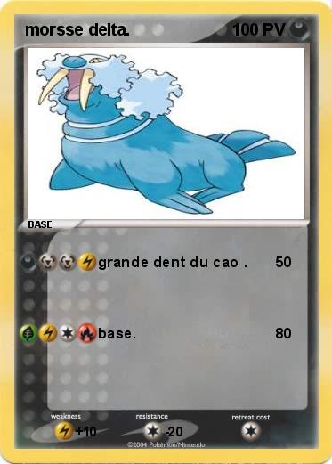 Pokemon morsse delta.