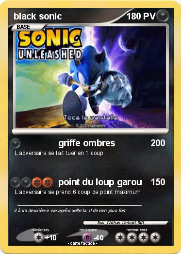 Pokemon black sonic