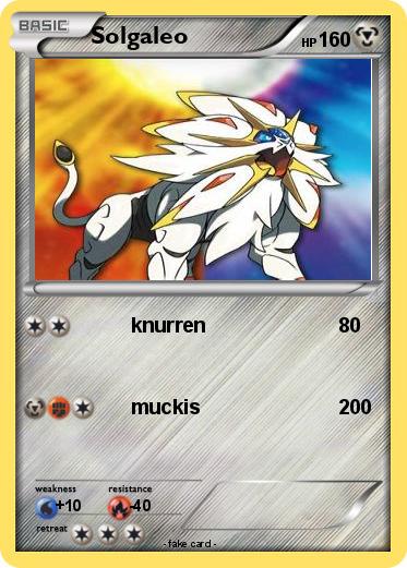 Pokemon Solgaleo