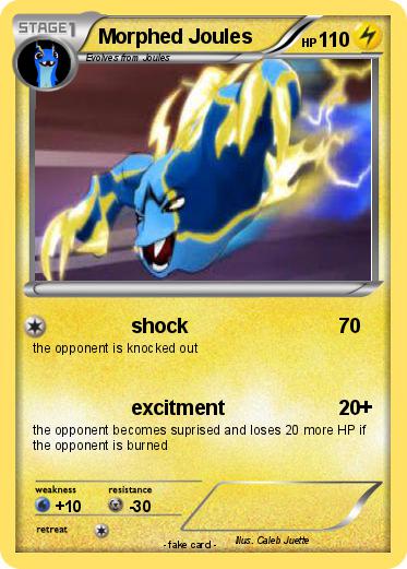 Pokemon Morphed Joules