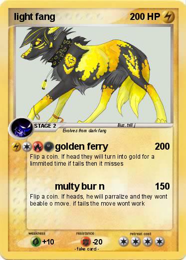 Pokemon light fang