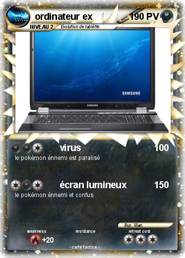 Pokemon ordinateur ex