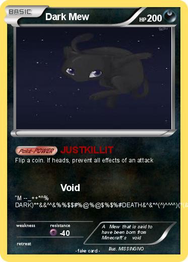 Pokemon Dark Mew