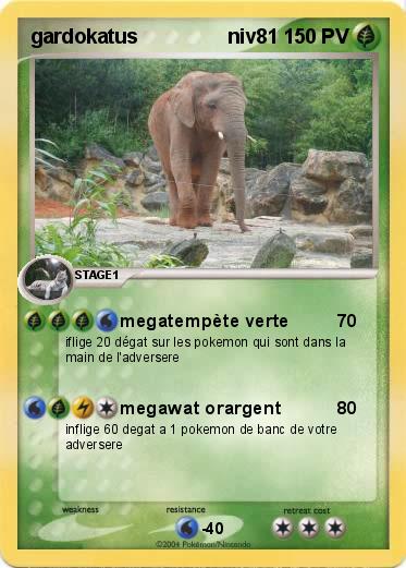 Pokemon gardokatus                niv81