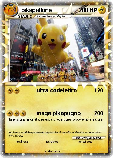 Pokemon pikapallone