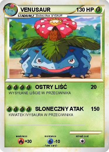 Pokemon VENUSAUR