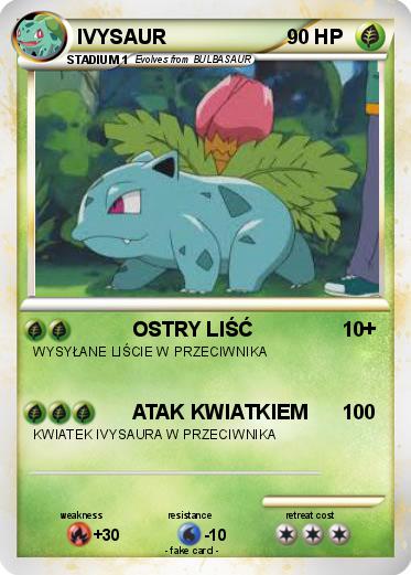 Pokemon IVYSAUR