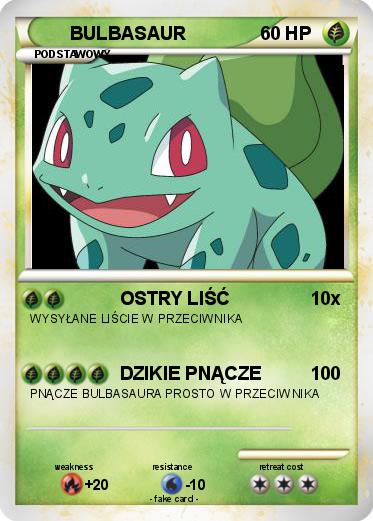 Pokemon BULBASAUR