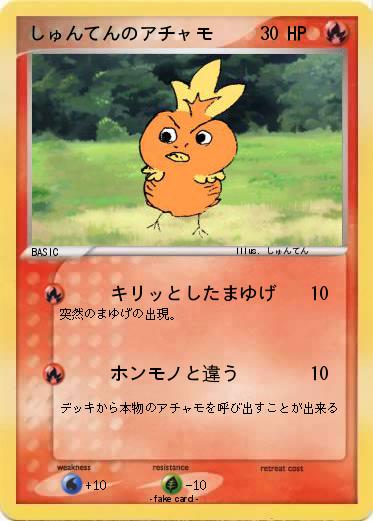 Pokemon しゅんてんのアチャモ