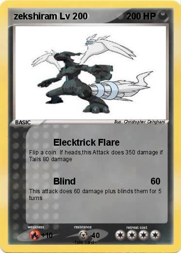 Pokemon zekshiram Lv 200