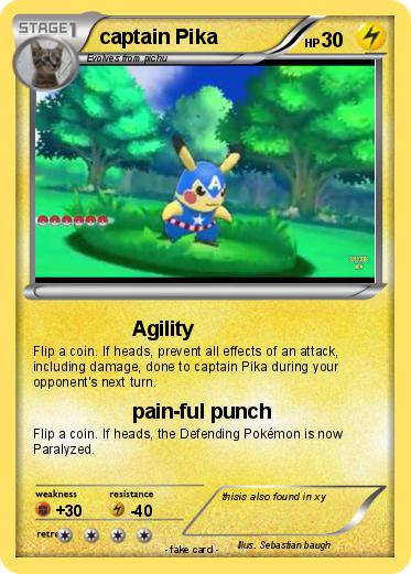Pokemon captain Pika