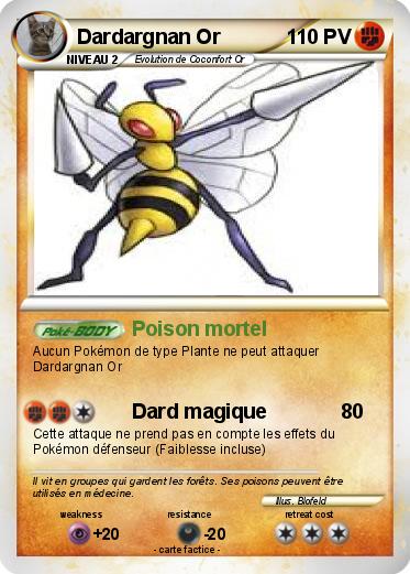 Pokemon Dardargnan Or