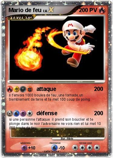 Pokemon Mario de feu