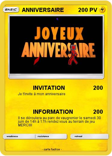 Pokemon ANNIVERSAIRE