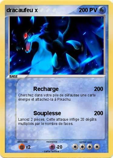 Pokemon dracaufeu x