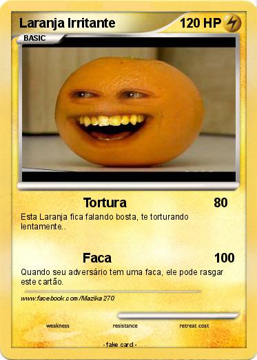 Pokemon Laranja Irritante