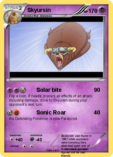 Pokemon Skyursin
