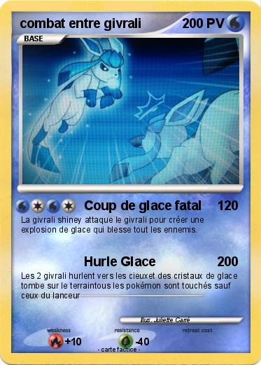 Pokemon combat entre givrali