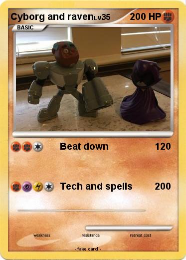Pokemon Cyborg and raven