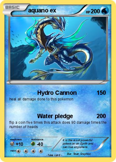 Pokemon aquano ex