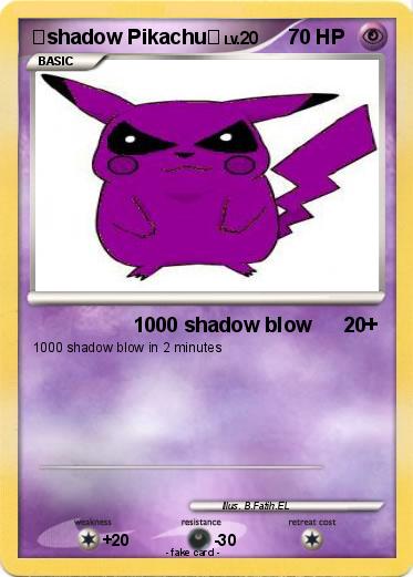 Pokemon �shadow Pikachu�
