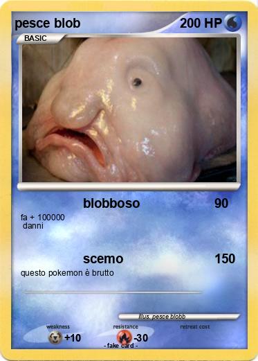 Pokemon pesce blob
