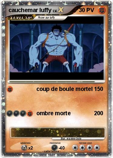 Pokemon cauchemar luffy