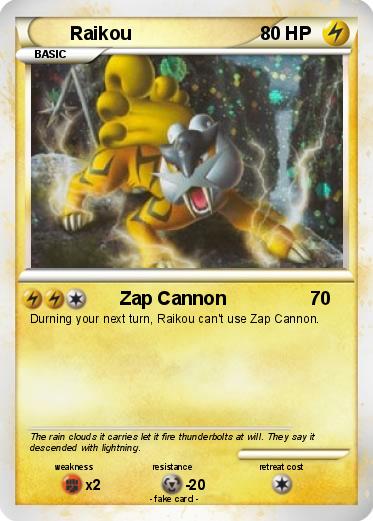 Pokemon Raikou