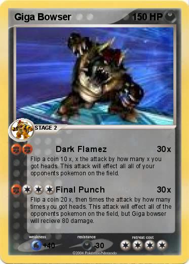 Pokemon Giga Bowser