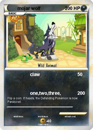 Pokemon mojar wolf
