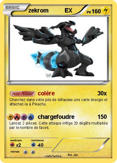 Pokemon zekrom          EX