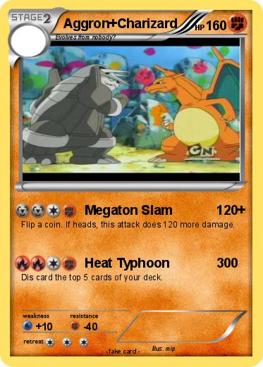 Pokemon Aggron+Charizard