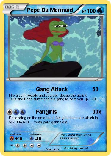 Pokemon Pepe Da Mermaid