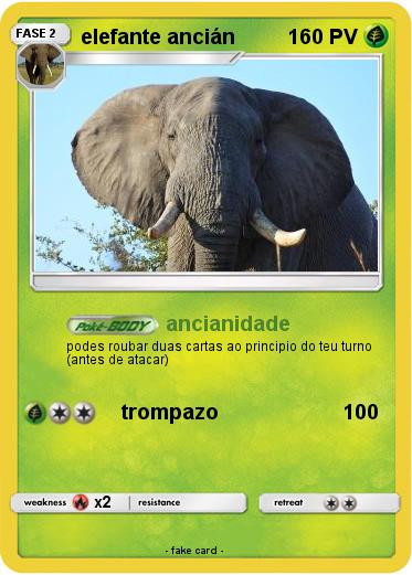 Pokemon elefante ancián