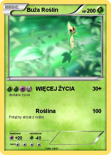 Pokemon Buża Roślin