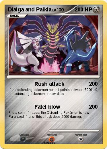 Pokemon Dialga and Palkia
