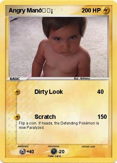 Pokemon Angry Man????