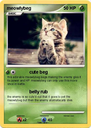 Pokemon meowlybeg