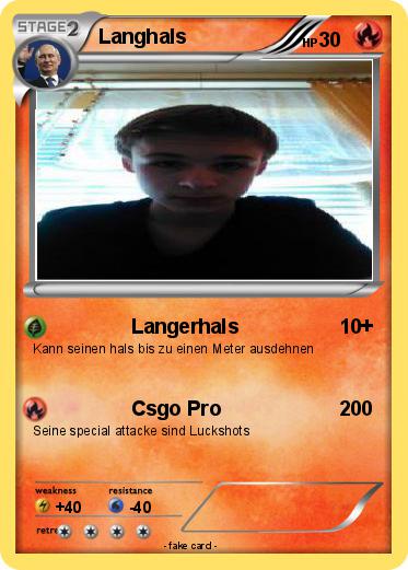 Pokemon Langhals