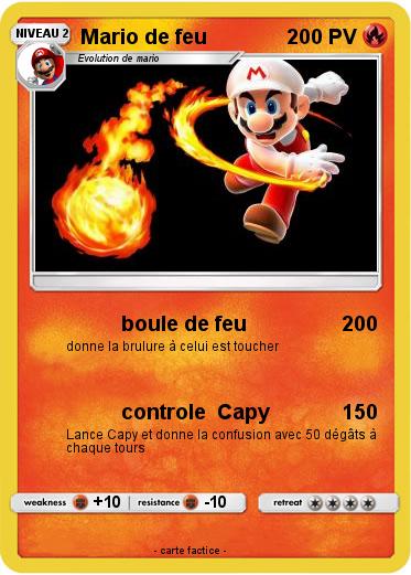Pokemon Mario de feu