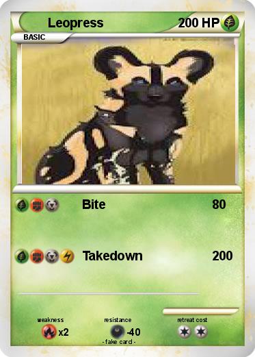 Pokemon Leopress