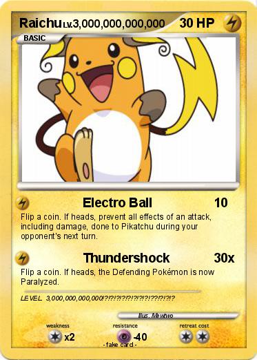 Pokemon Raichu