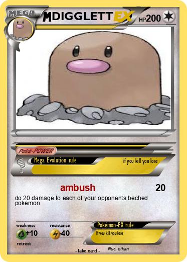 Pokemon DIGGLETT