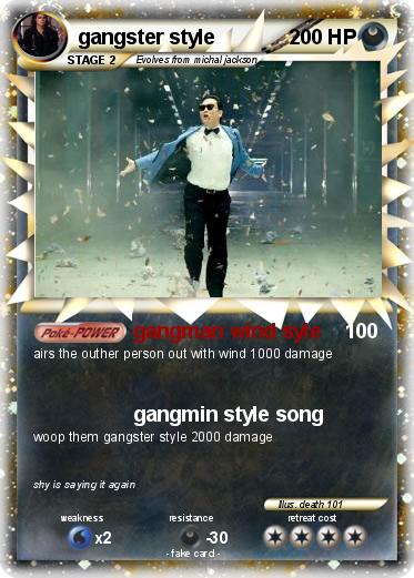 Pokemon gangster style
