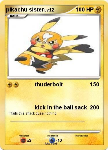 Pokemon pikachu sister